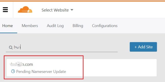 Pending NameServer Update