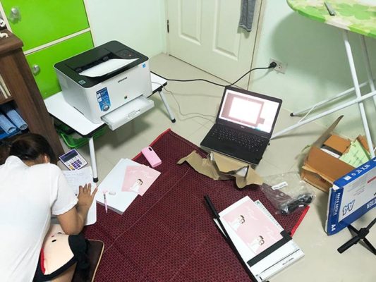 เริ่มปริ้นการ์ดแต่งงานเอง
