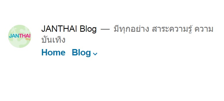 Screen short Janthai Blog