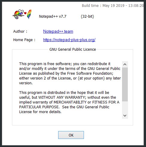 Notepad++ v7.7 new features and bug-fixes