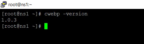cwebp -version