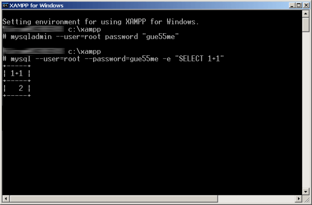 Test that your password change has been accepted