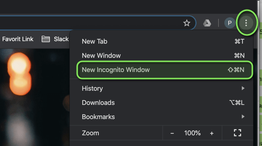 วิธีการเปิดโหมดไม่ระบุตัวตนใน Google Chrome